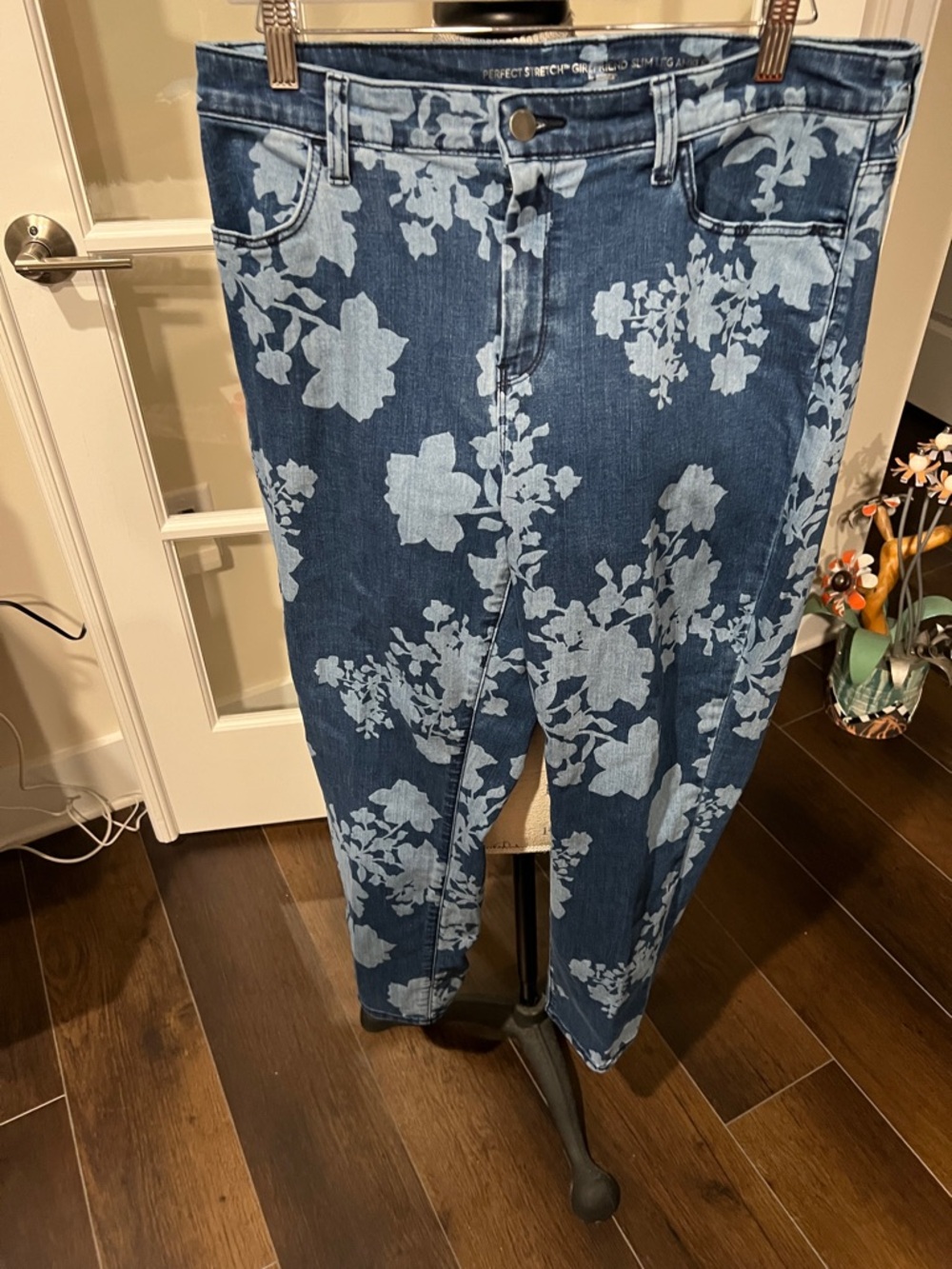 Chicos Floral Print Jeans